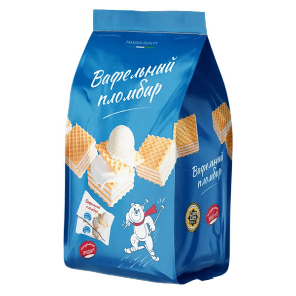 Wafers Plombir White with Ice Cream – 14.11 oz (400gr)